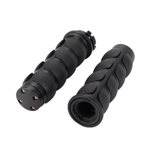 Poignées moto 22mm anti-vibration en caoutchouc pour éliminer la fatigue en chopper
