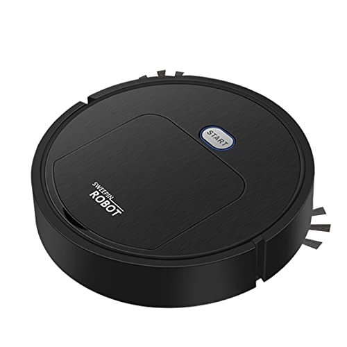 Pleayietoopiatiey Smart trapear robot multifunción barrido robot para dormitorio sala de estar negro