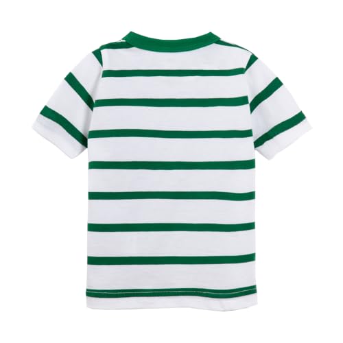Image of Mud Kingdom T-Shirt for Boys Short Sleeve Plain Cotton Classic Summer Casual Stripe