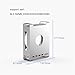 Metal Case for Mac mini M4/M4 Pro 2024 Chassis, Aluminium Vertical Stand Docking Station for NVMe/SATAm.2 SSD Expansion Slot and Two USB3.2 /TF +SD Interface (Upgrade Silver)