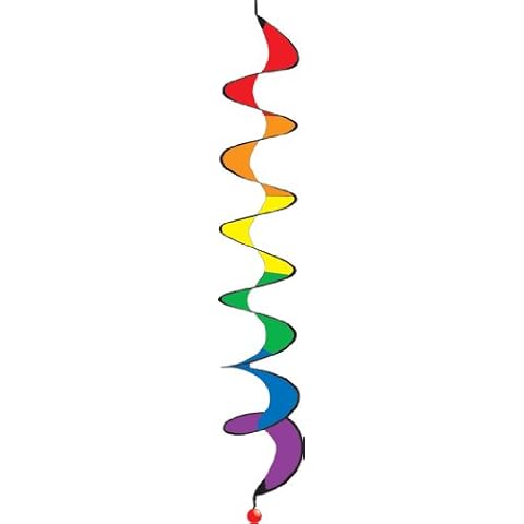 Premier Kites 99761 Rainbow Spiral Twister Wind Spinner, 45-Inch Cover