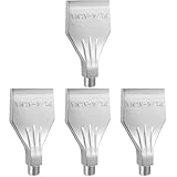 iplusmile Flachstrahldüse aus Aluminiumlegierung, 4-teilig, leistungsstarkes Luftgebläsezubehör mit 1/4 Zoll Anschlüssen für Trocknung und Drucklufttransport