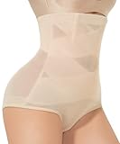GYDEK Shapewear Underwear for Women Tummy Control High Waisted Body Shaper Panties Girdle Seamless Panty Beige, Medium