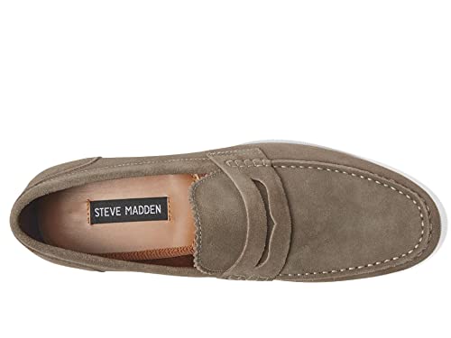 Steve Madden Men's RAMSEE Slip On Loafer, Taupe Suede, 9.5 by Steve Madden - Used condition - Image 2