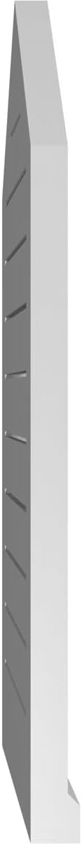 GVSPE16X3603SF-12 Peaked Top Brickmould Sill Frame, Primed Tan Signature Series Surface Mount Gable Vents, 16-in. W x 36-in. H, Unfinished