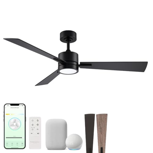 Bali 52in 3-Blade Smart Indoor or Outdoor Ceiling Fan 2700K-6000K