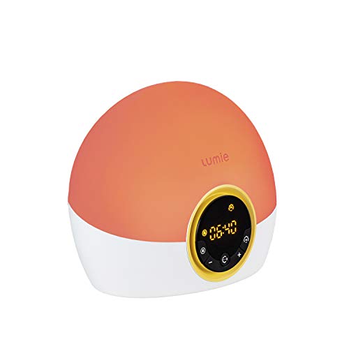 Lumie Bodyclock Rise 100 - Led Wake-Up Light Alarm Clock With Realistic Sunrise And Sunset, Dimmable, White/Yellow #TOP2