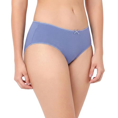 Image of juliet Cotton Hipster Premium Panties Set of 5 Full Coverage Stretchable Fabric