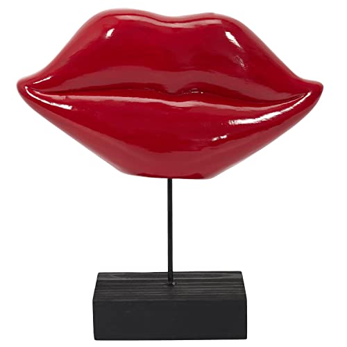 THE REPLICANT Objet de Décoration/Sculpture Bouche Rouge/Matière : Céramique/Dimensions : 20 x 20,5 x 7 cm