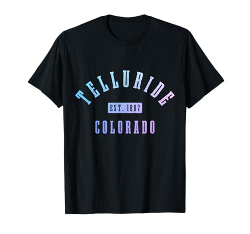 Recuerdo del orgullo vintage de telluride colorado camiseta