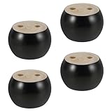 Pieds ronds pour meuble tv : leur design simple et arrondi, sans bavures, vous permet de les utiliser en toute confiance. faciles à manipuler, à remplacer et à ranger