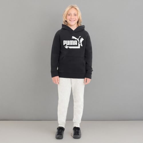 PUMA Youth Boys French Terry Hoodie with Kangaroo Pocket4