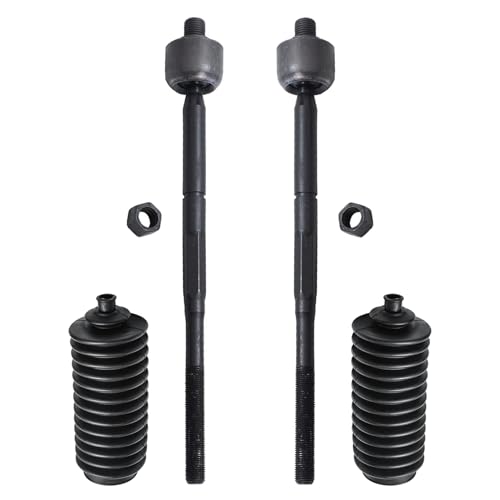 Image of Detroit Axle - 10pc Front End Suspension Kit for Nissan 2001-2006 Sentra 2 Lower Control Arms and Ball Joints 2 Sway Bar Links 4 Outer Inner Tie Rods 2 Boots 2002 2003 2004 2005 Replacement