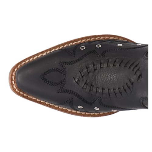 Dingo Women's Pretty N' Pink Embroidered Studded Snip Toe Western Boot4