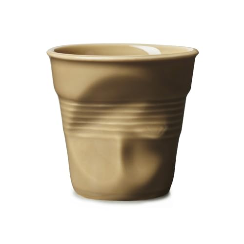 REVOL - Gobelet froissé Havane 8cl (vendu à l'unité)