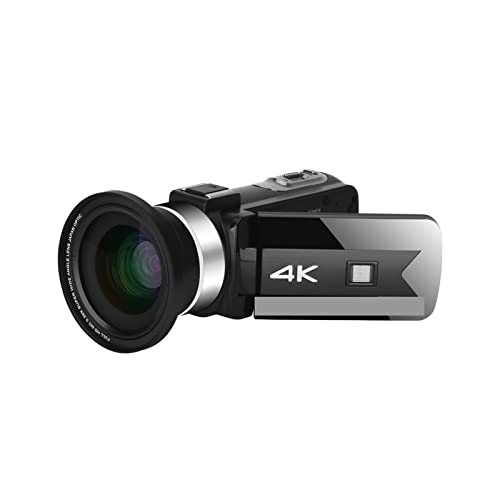 Caméscope 4K Vlog 56MP vision nocturne et enregistreur de streaming