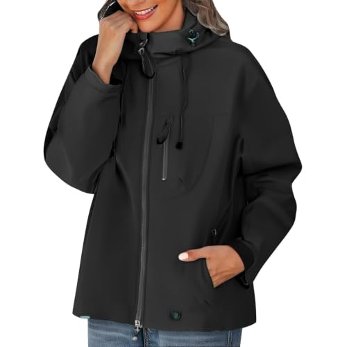 Chaqueta impermeable mujer Trespass ligera con cremallera para protegerte de la lluvia 5