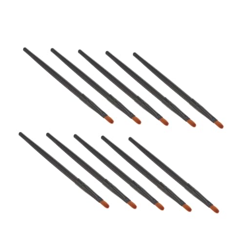 Housoutil Makeup Brush Set 10pcs Eye Shadow Beauty Tools Soft Fiber Tips Makeup Set