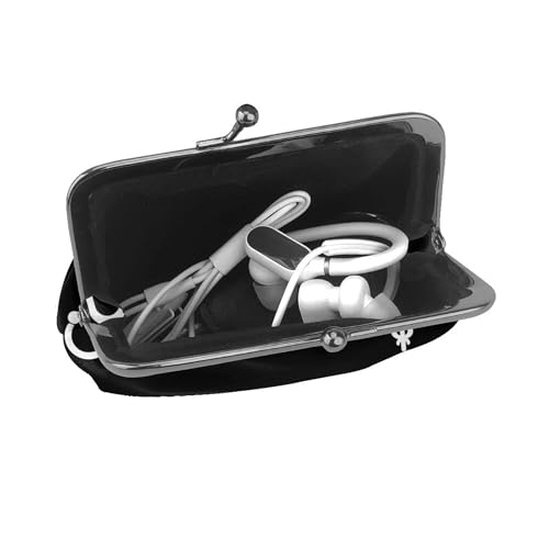 Coin Purse love heart Nurse Heartbeat black and white (3) Small Pu Leather Change Purse Coin Purse Wallet With Clasp Car Coin Holder Pouch For Woman Men4