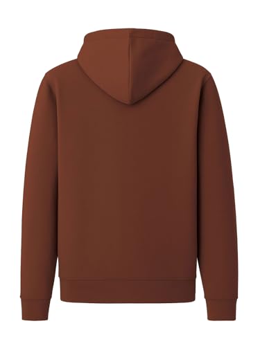 Image of ADRO Men's Regular Fit Zip-Up Hoodie for man | 320 GSM Cotton Poly Fleece Zipper Sweatshirt with Soft Fabric & Printed Hoodies