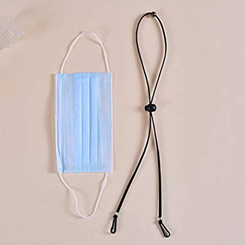 10PCS Mask Lanyard for Kids Cute Adjustable Length Handy Convenient Safety Chain Holder Around The Neck Rest Ear Saver for School Outdoor Sport (10pcs, 10 Color(Unisex)) Round Rope - Thumbnail 4