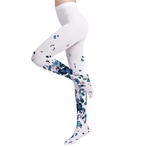 Image of Sahabowi Women Tights, Opaque High Waist Pantyhose, Vintage Control Top Stockings