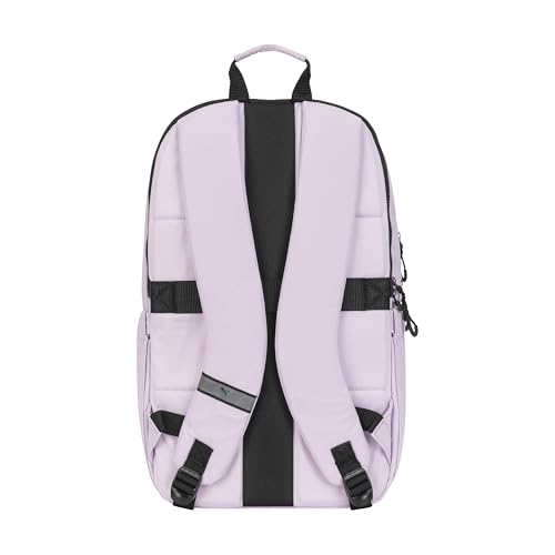 Image of PUMA Women's Stellar Backpack with Luggage Strap, Padded Adjustable Straps & Water Bottle Pockets, Lilac Frost, One Size
