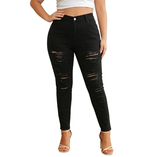 Pantacourt femme été jean skinny stretch bleu confortable
