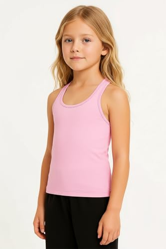 Image of Kurve Premium Girls Seamless Supersoft Wide Strap Comfortable Racerback Tank (Made with Love in The USA)