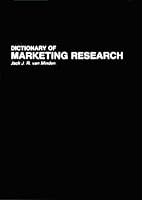 Dictionary of Marketing Research 0912289570 Book Cover
