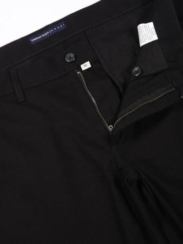 Image of Thomas Scott Men's | Solid | Light Weight | Breathable Fabric | 4 Pocket | Mid Rise | Regular Fit | Cotton Blend | Button Waist | Chino Trouser | Pants
