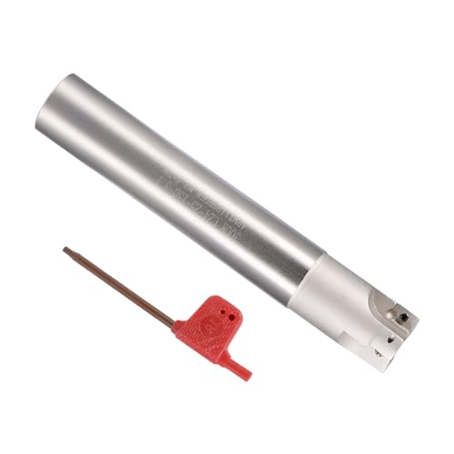 Image of Indexable End Mill, 3 Flutes 1 inch Cutting Diameter, 90 Degree BAP300R R0.8 for APMT1135 Carbide Insert - (Applications: for Steel Milling)