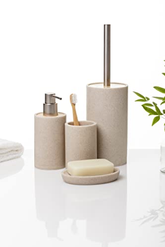 TATAY Toilet Brush, Beige, 9,8 x 9,8 x 32,2 cm - Image 2
