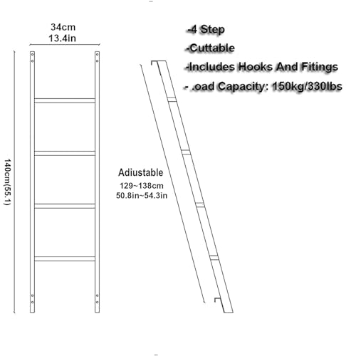 Escalera universal para autocaravanas y literas de apartamentos que optimiza tu espacio libre 3