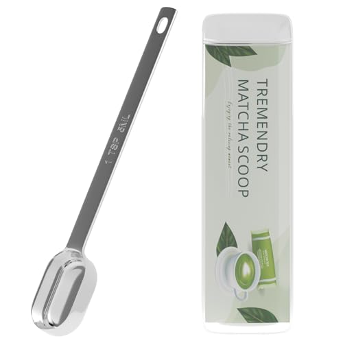 TREMENDRY Cuchara de té matcha de 2 gramos (5 ml)