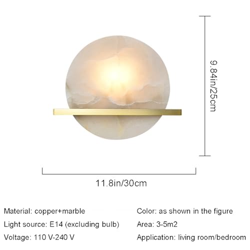 Lámpara de pared LED elegante para iluminar dormitorios y pasillos 7