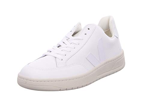 Veja Sneakers V-12 da Donna, Extra Bianco/Sable, 35.5 EU