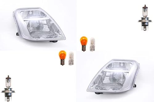 Johns, passend für Citroen C2 Scheinwerfer 09/03- mit Leuchtmitteln Set links & rechts Johns, passend für Citroen C2 Scheinwerfer 09/03- mit Leuchtmitteln Set links & rechts