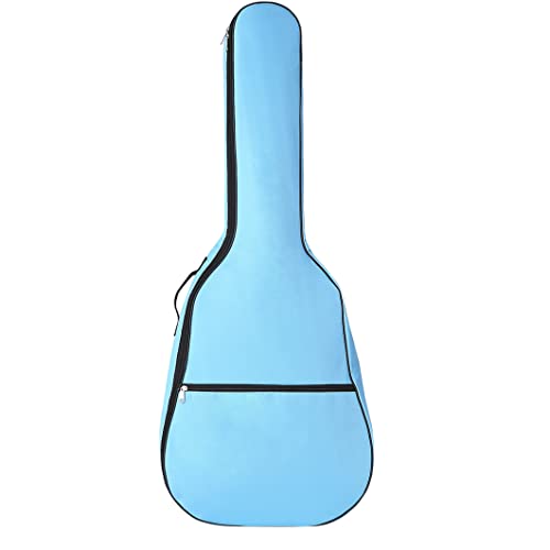Snner Bolsa de Guitarra Bolsa acústica de Concierto clásico tamaño Completo 40 41 Pulgadas conmovedor de protección Impermeable Azul