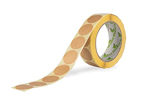 Rolle Mit 1000 Klaren Runden Etiketten – 38 Mm Du Produktbild-Vorschau 3