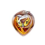 Thai Amulet Jewelry Magic Gift Lucky Charm Mini Nok Salika Bird Couple Oil Pendant Buddha Amulet Talisman Buddha Power Rich Money Wealth Business Attraction Love Lover Luck