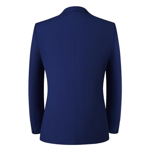 Mens Slim Fit Suit 2 Piece Two-Button Blazer Dress Business Wedding Party Jacket Vest & Pant4