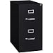 Lorell 2-Drawer Vertical File, 15 by 22 by 28, Black LLR42291