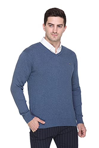 Image of GODFREY V Neck Full Sleeve Sweater for Man Winter Pullover
