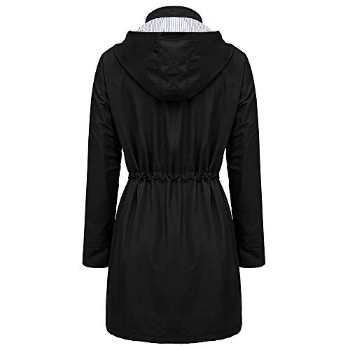 Arthas Women's Lightweight Rain Jacket Waterproof Breathable Raincoat
