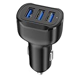 Triple fonctionnalité : cet adaptateur de voiture est doté de trois ports USB qui s'adaptent à une prise allume-cigare standard, transformant le port USB de votre voiture en une station de charge puissante et compatible avec la plupart des chargeurs de voiture pour téléphones portables.
