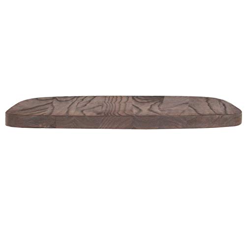 Flash Furniture Perry Rustic Walnut Wood Seat For Colorful Metal Chairs #TOP1