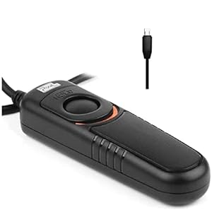 Pixel Kabelauslöser RC201-S2 Kabel Fernauslöser Kompatibel mit Sony a1 a9 a7 a7R a7S a6600 a6500 a6400 a6300 a6100 a6000 a5000 RX100II RX10 RX0 a68 ZV-1 HX99 HX400 QX1 wie Sony RM-SPR1 Fernbedienung