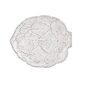 Bordallo Pinheiro Artichoke Bread Plate White, Set of 4.,