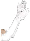 Amscan 840203 Child Long White Gloves, 1 Pair, 14.2' x 4.7'